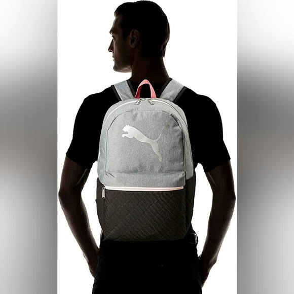 ๐PUMA EVERCAT Rhythm Backpack in Pink/Gray/Silver - Picture 2 of 12